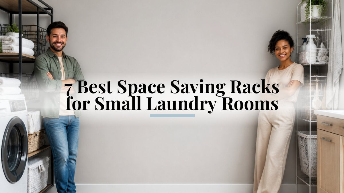 7 Best Space Saving Racks for Small Laundry Rooms
