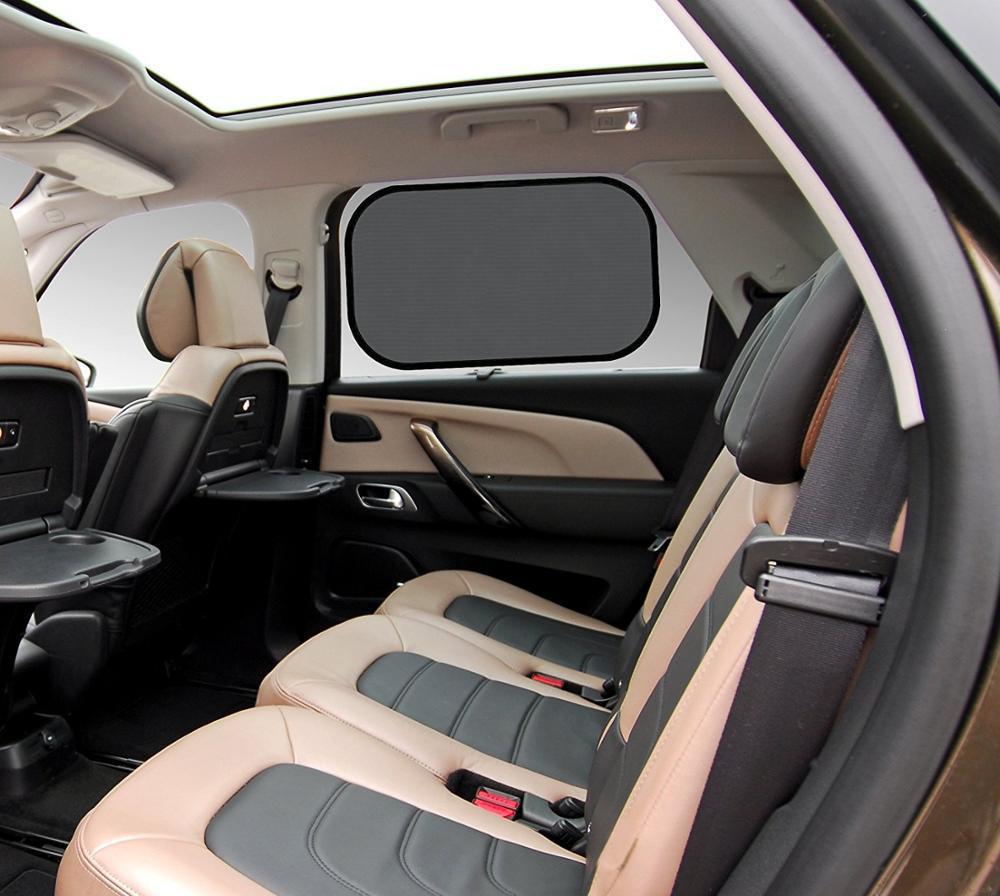 Cross-border non-porous car sun visor side screen mesh sun visor five-piece suction cup sun visor car side screen shade