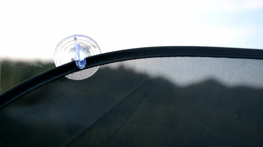 Cross-border non-porous car sun visor side screen mesh sun visor five-piece suction cup sun visor car side screen shade