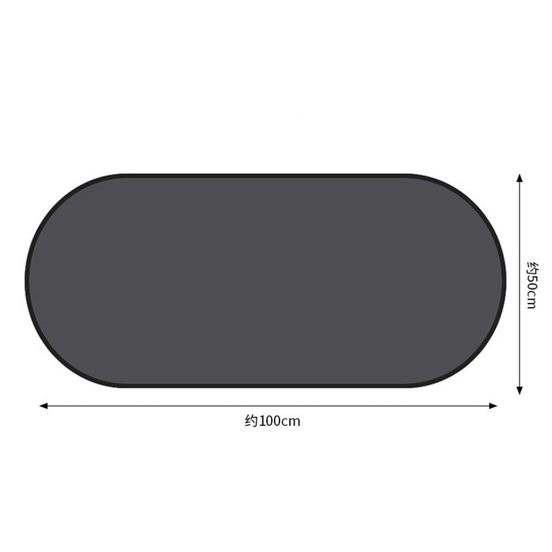 Cross-border non-porous car sun visor side screen mesh sun visor five-piece suction cup sun visor car side screen shade