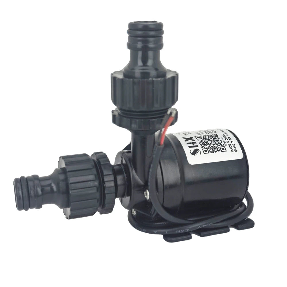 Water Pump 12v High Pressure Ultra Quiet Solar DC 24V Lift 5M 800L/H Brushless Motor Submersible Water Pumps Quick Break Joint