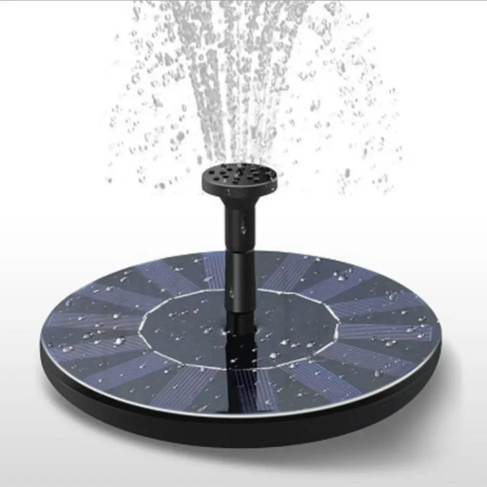 Energy-saving Solar Fountain Pump Waterproof Versatile Floating Solar Powered Water Fountain with 6 Interchangeable Nozzles