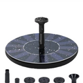Energy-saving Solar Fountain Pump Waterproof Versatile Floating Solar Powered Water Fountain with 6 Interchangeable Nozzles