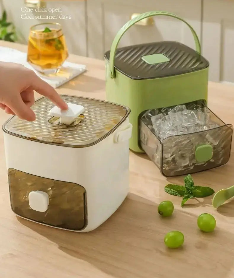 48 Grid Ice Cube Tray One Touch Easy Release Reusable Ice Maker Mold For Freezer Homemade Ice Cubes Kitchen Bar