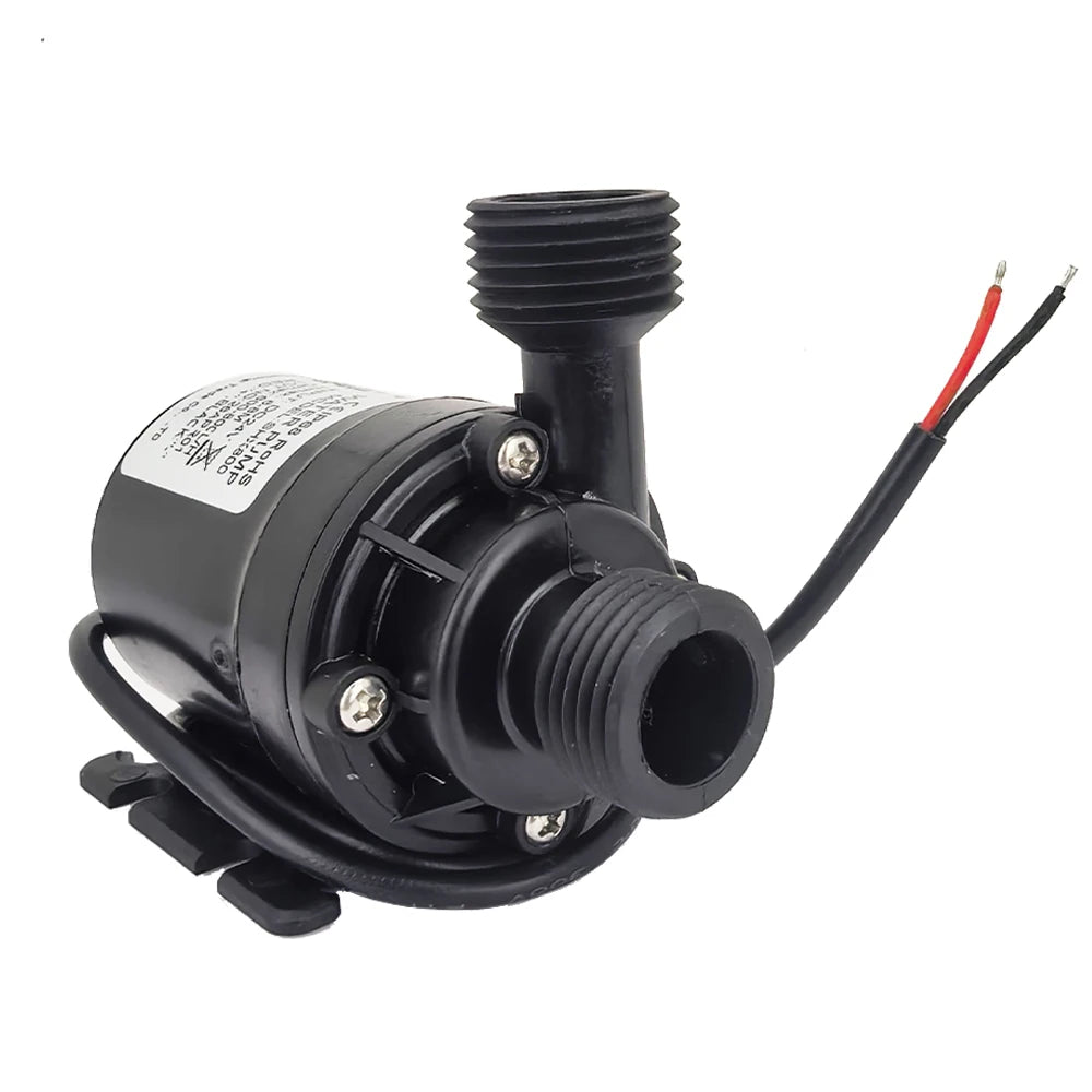 Water Pump 12v High Pressure Ultra Quiet Solar DC 24V Lift 5M 800L/H Brushless Motor Submersible Water Pumps Quick Break Joint