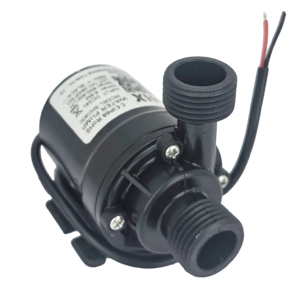 Water Pump 12v High Pressure Ultra Quiet Solar DC 24V Lift 5M 800L/H Brushless Motor Submersible Water Pumps Quick Break Joint