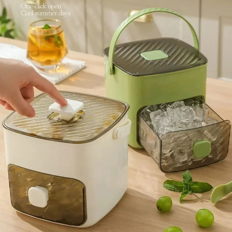 48 Grid Ice Cube Tray One Touch Easy Release Reusable Ice Maker Mold For Freezer Homemade Ice Cubes Kitchen Bar