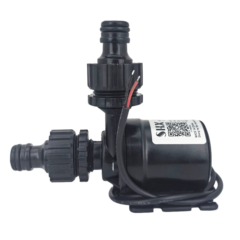 Water Pump 12v High Pressure Ultra Quiet Solar DC 24V Lift 5M 800L/H Brushless Motor Submersible Water Pumps Quick Break Joint