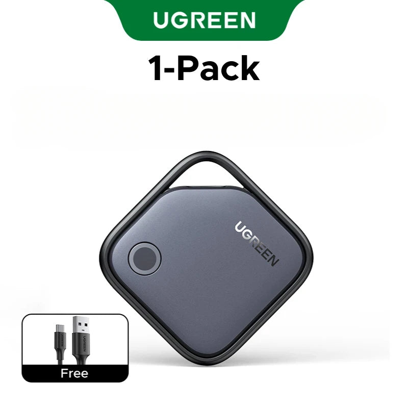 UGREEN Smart Finder For Find My Portable Personal GPS Tracker Dual System Compatibility Find Hub App Bluetooth Tracker Card