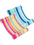 2 Pack Inflatable Pool Float Hammock, Multi Purpose Swimming Raft, Water Lounges, Pool Accessories Beach Outdoor Toys