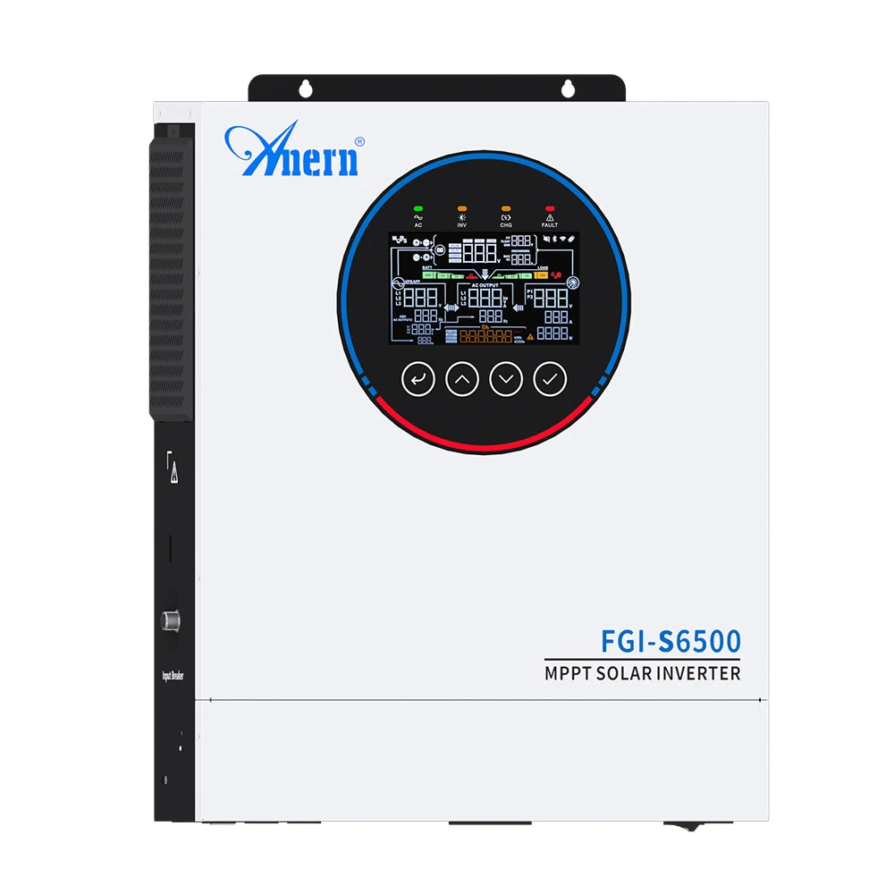 5KW 6.5KW 12KW Hybrid Solar Inverter 5000W 24V 12000W 48V 220V 160A MPPT Solar Controller 90-450V Off Grid Inverter