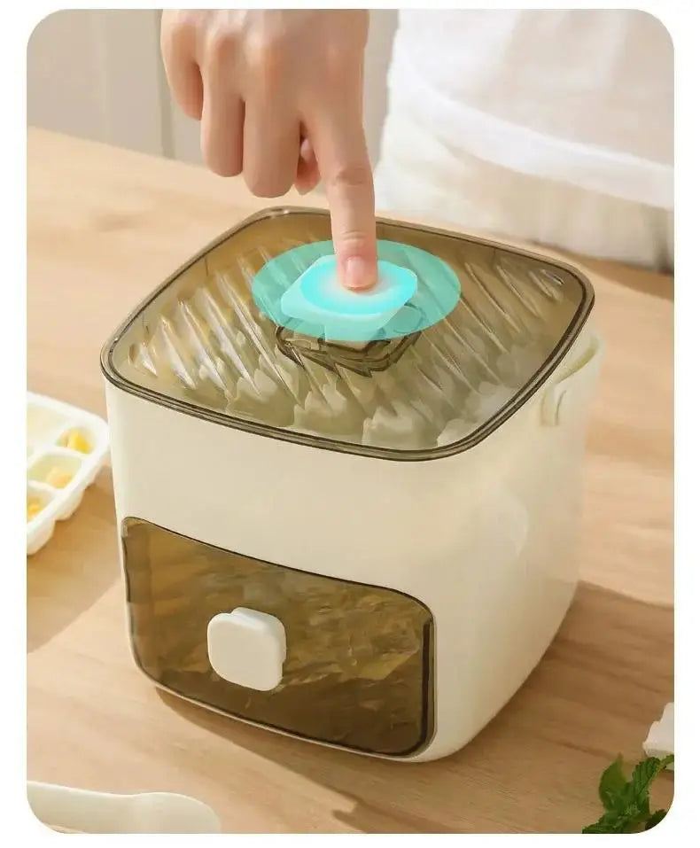 48 Grid Ice Cube Tray One Touch Easy Release Reusable Ice Maker Mold For Freezer Homemade Ice Cubes Kitchen Bar