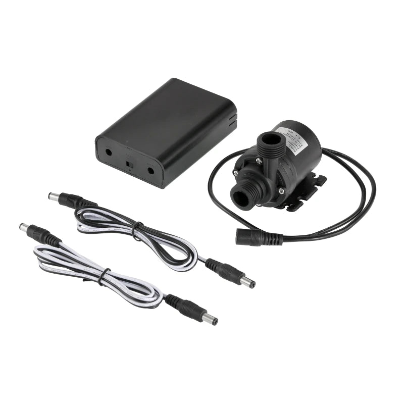 800L/H 50W Solar Power Water Pump Brushless Set Ultra-quiet Submersible Water Pump Motor Fish Pond Garden Fountain Decoration