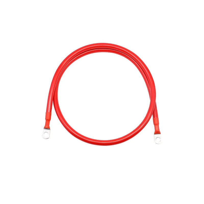 Battery Connection Cable 8 6 4AWG with M8 SC Terminal RV Pure Copper Core Inverter Battery Connection Wire 20/30/40/50/60/100CM