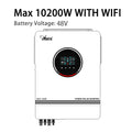 Anern 10.2KW/6.2KW MPPT Hybrid Solar Inverter 48V Dual PV Input Solar Inverter Build-in MPPT 160A 220VAC Solar Charge Controller
