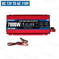 7000W Pure Sine Wave Inverter 12V/24V/48V/60V to 110V/220V AC Output for 12V Home, RV Off-Grid System