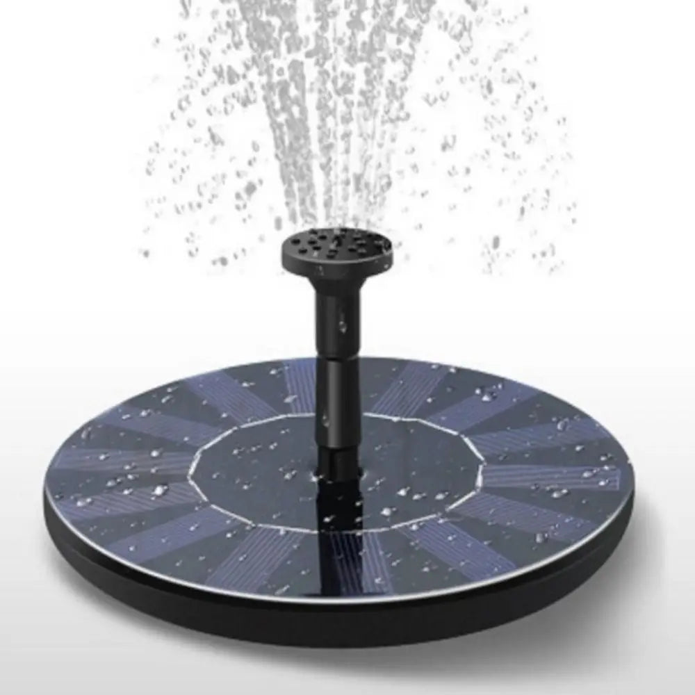 Energy-saving Solar Fountain Pump Waterproof Versatile Floating Solar Powered Water Fountain with 6 Interchangeable Nozzles