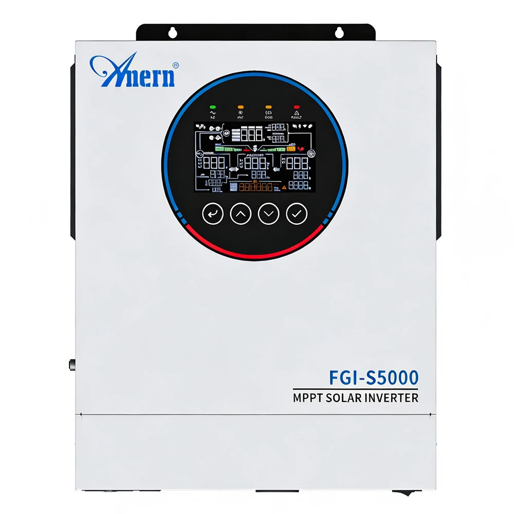 5KW 6.5KW 12KW Hybrid Solar Inverter 5000W 24V 12000W 48V 220V 160A MPPT Solar Controller 90-450V Off Grid Inverter