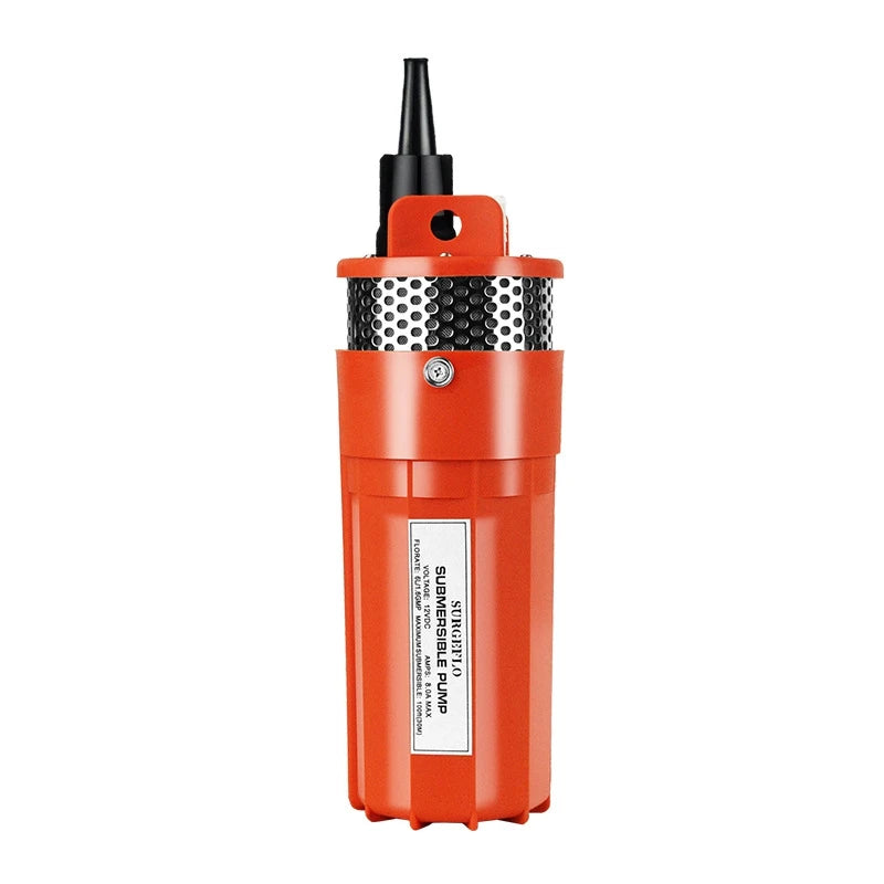 Solar Energy Submersible Pump 12V 24V 70m Lift High Flow 6L/min Mini Deep Well Water Pump Household Farm Water Supply Pump