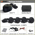Professional Front Parking Sensor Kit Auto Parktronic Vehicle Assistant System Buzzer Alarm Volume Can be Adjusted Universal