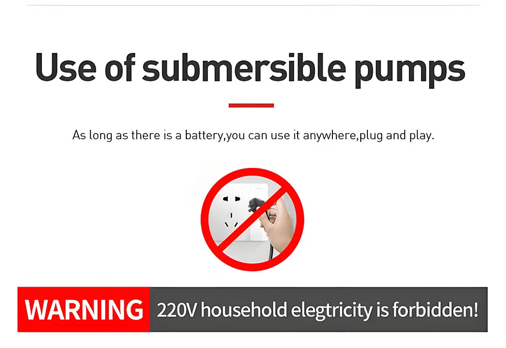 12V/24V DC Submersible Pumps 2 inch Solar Water Pump High Head High Flow Solar Water Pump Home Vegetable Gardening Water Pump