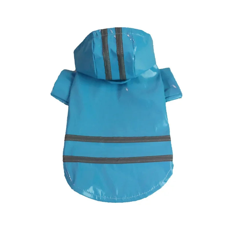 Small Dog Raincoat Reflective Waterproof Windproof Pet Dog Coat Puppy Cats Raincoat Chihuahua Bulldog Pets Cape Poncho Clothes