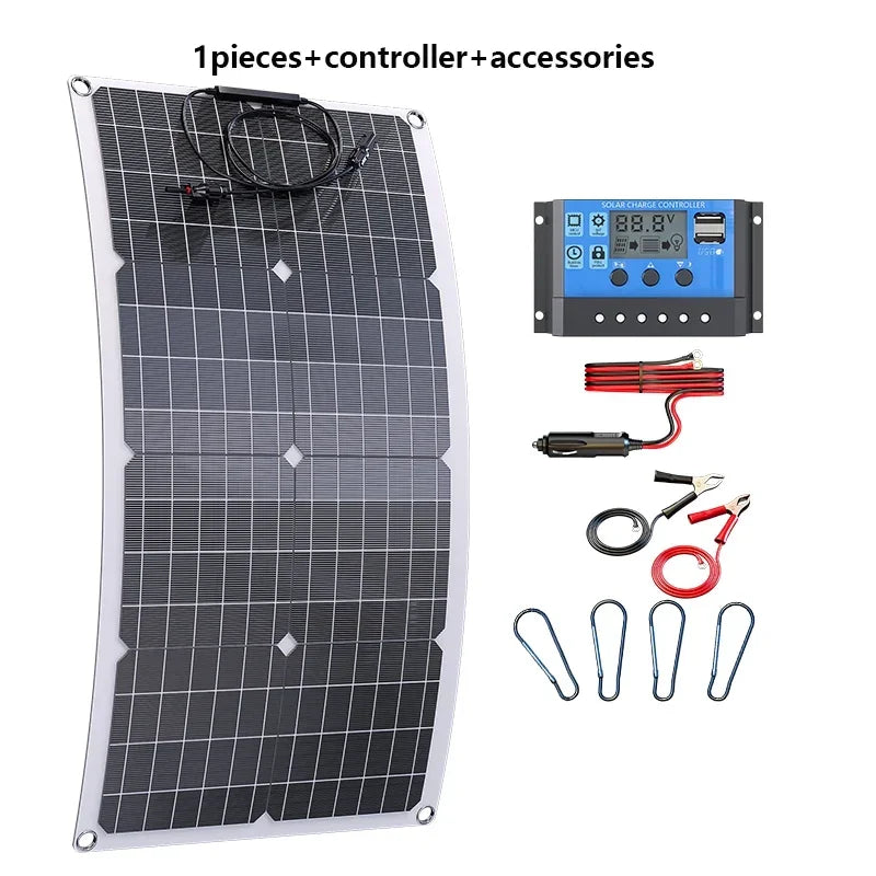 Ultimate Expandable 4000W Solar Array Kit | 6000W Power Inverter & 100A MPPT Controller for Reliable Energy Independence